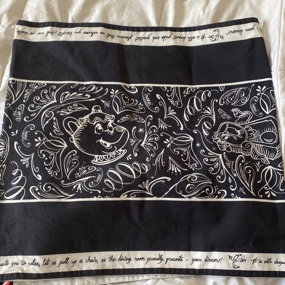 Disney | Other | Disney Table Runner Beauty And The Beast Be Our Guest ...
